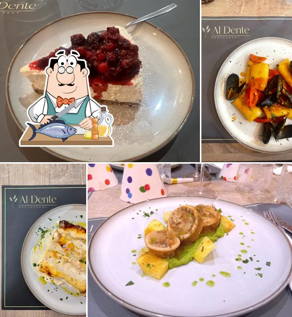 Salmone grigliato al Al dente restaurant