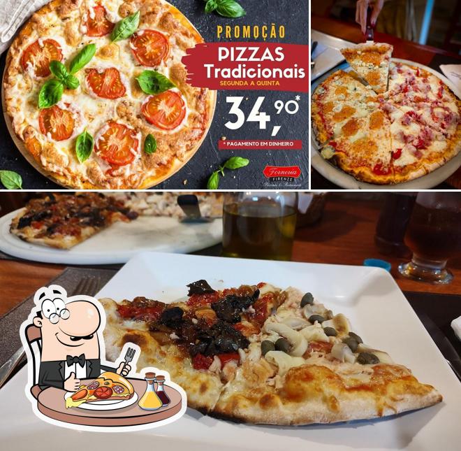 Consiga diferentes variedades de pizza