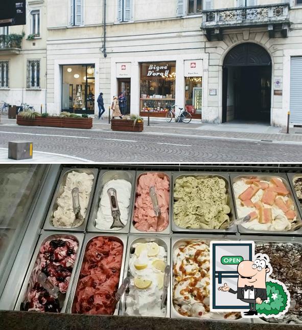 Gli esterni di Pasticceria Bignè d'Oro