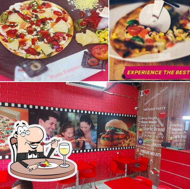 Food at The Pizza Empire