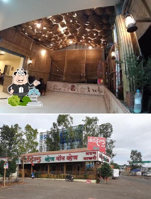 The outside part is an important feature of Hotel Kandil