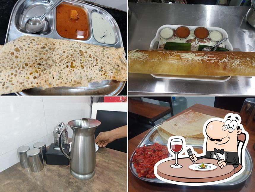 Food at Udupi Dosa Corner