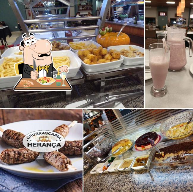 Comida em Churrascaria Herança
