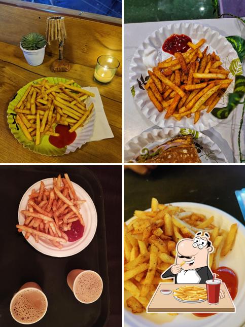 French fries at Maha Belly cafe