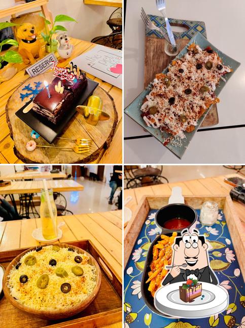 Chocolate cake at The Pet Cafe Hyderabad