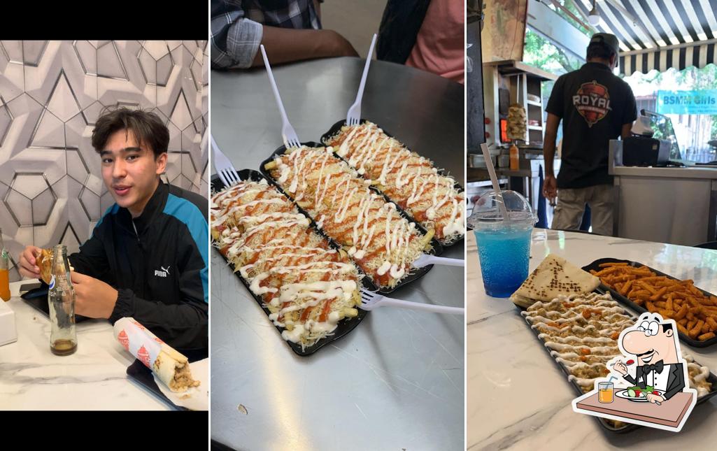 Food at The Royal Shawarma