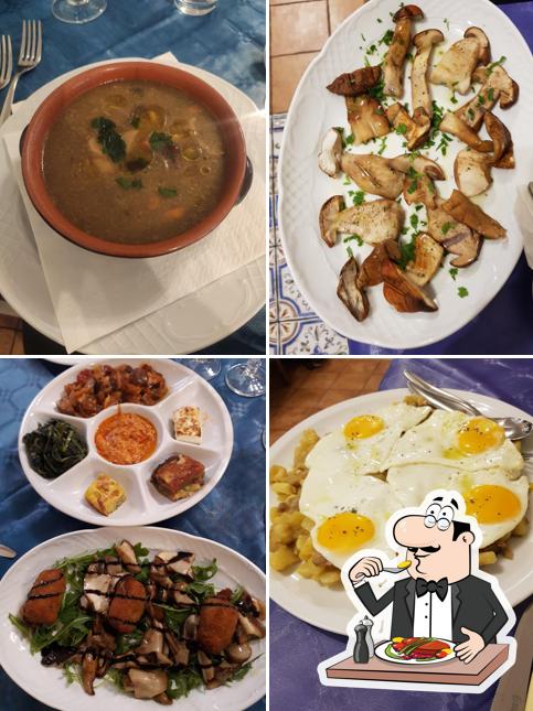 Platti al Trattoria Donna Santina