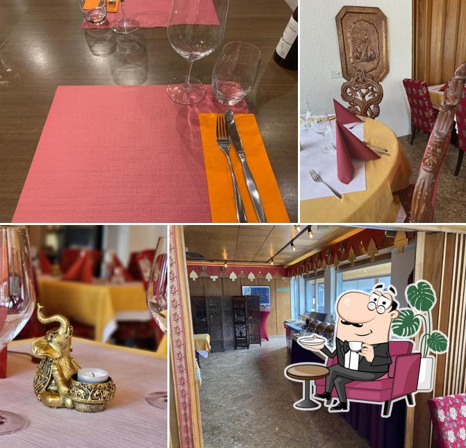 Gli interni di Restaurant Taj Indien