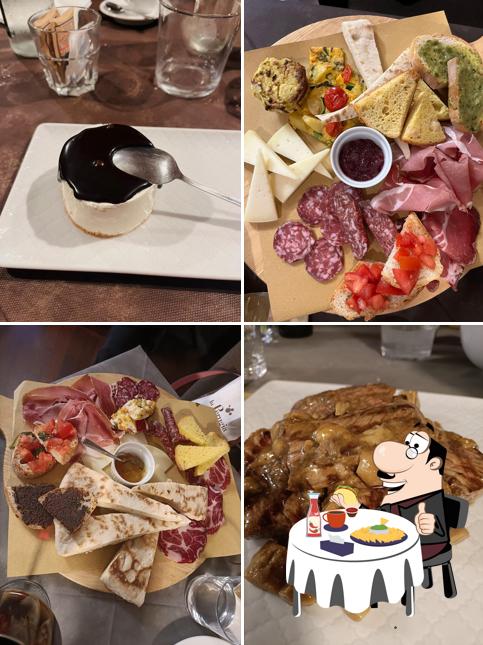 Piatto di formaggi al Mezza luna