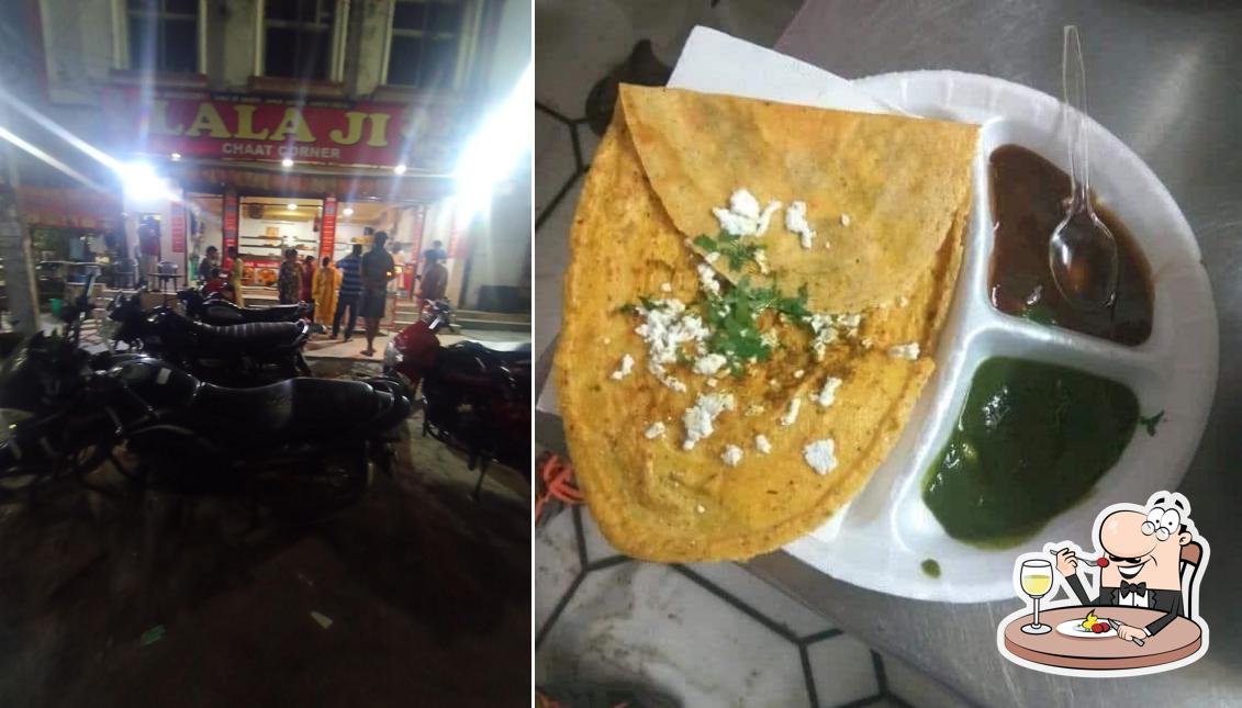 Food at Lala Ji Chat Corner