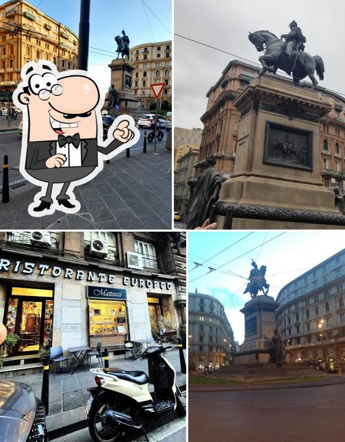 Gli esterni di Ristorante Europeo Mattozzi