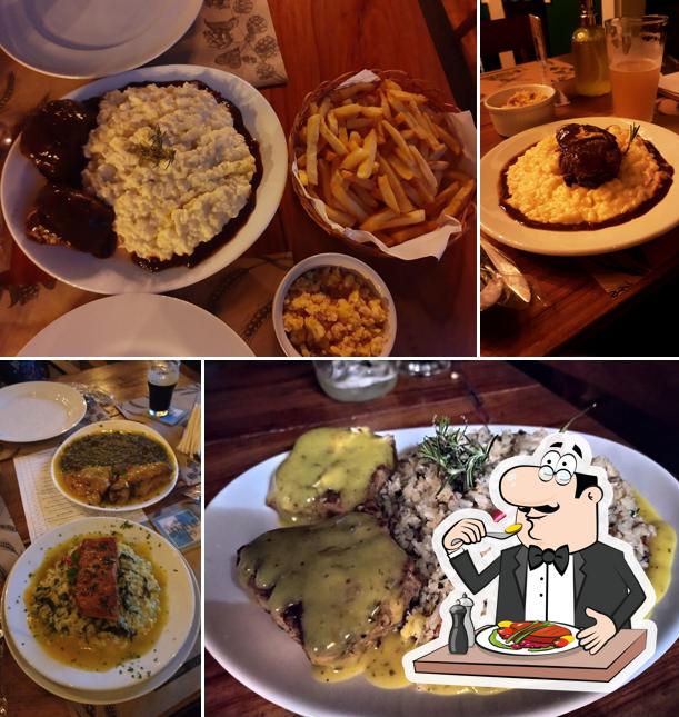 Platos en O Velho Moinho