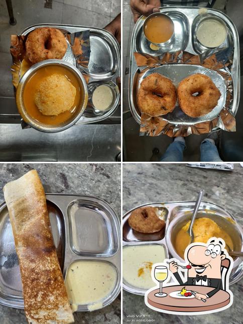 Food at Sri Latha Hotel