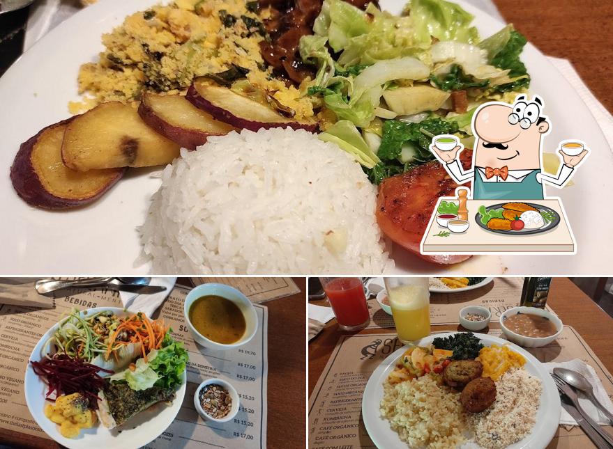 Platos en Ser-Afim Restaurante Vegano