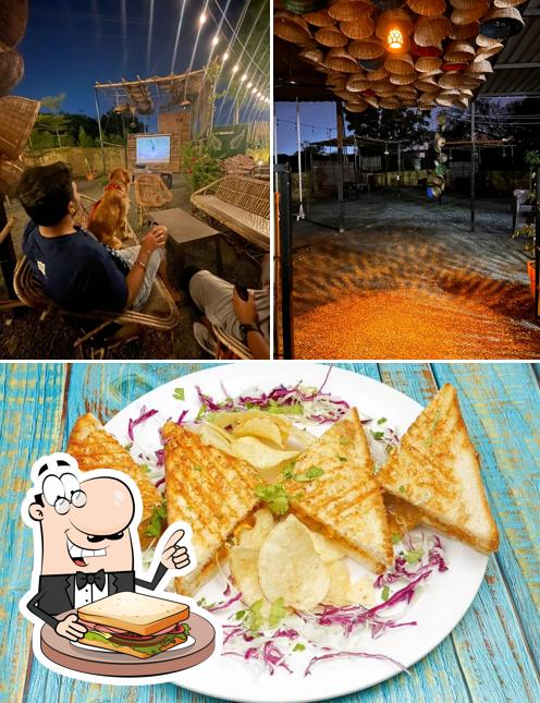 Grilled cheese sandwich at Vintage Cafe