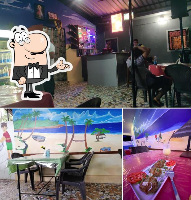 The interior of Zeons Restaurant