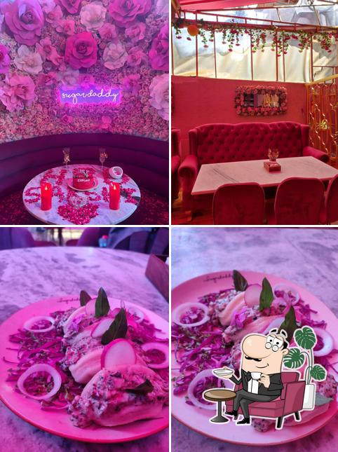 Take a seat at one of the tables at Sugar Daddy