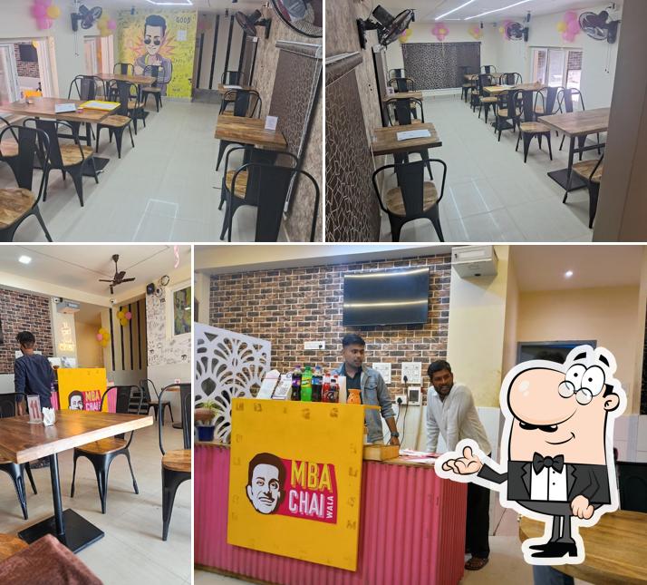 The interior of MBA Chai Wala Bhagalpur