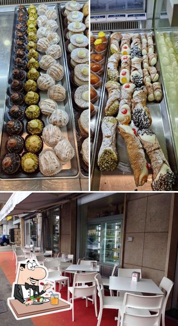 La cibo e interni del ristorante