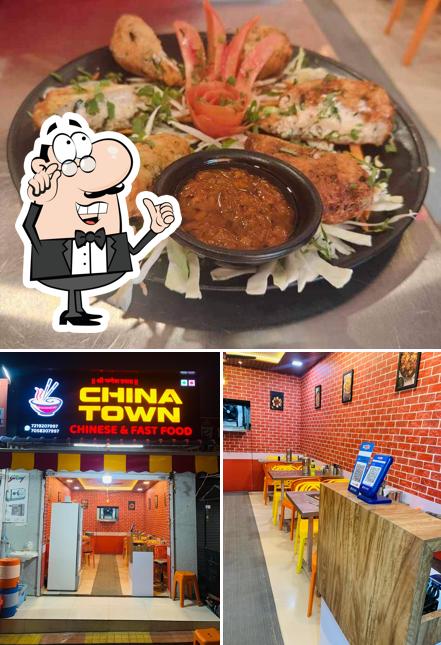 The interior of China Town Chinese & Fast Food