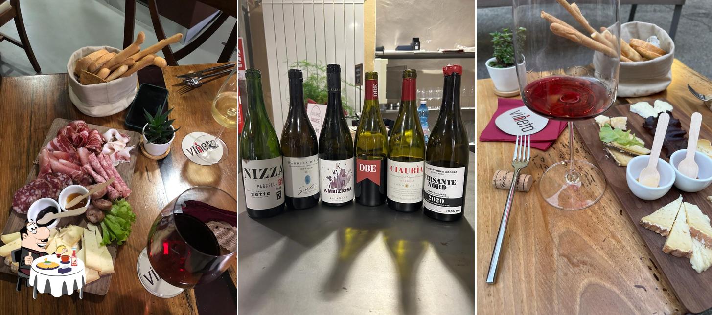 Piatto di formaggi al Enoteca Vineta