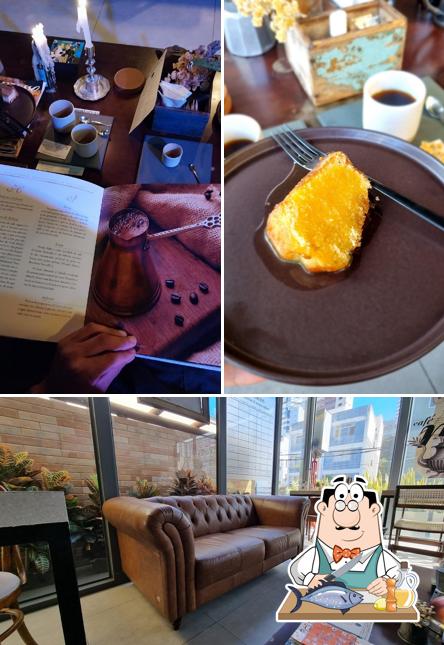 Salmão grelhado em Garimpo da Barista