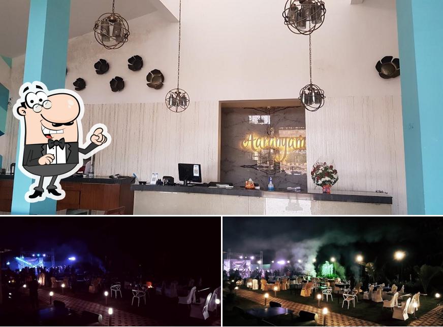 The interior of Aaranyam Restaurant & Cafe