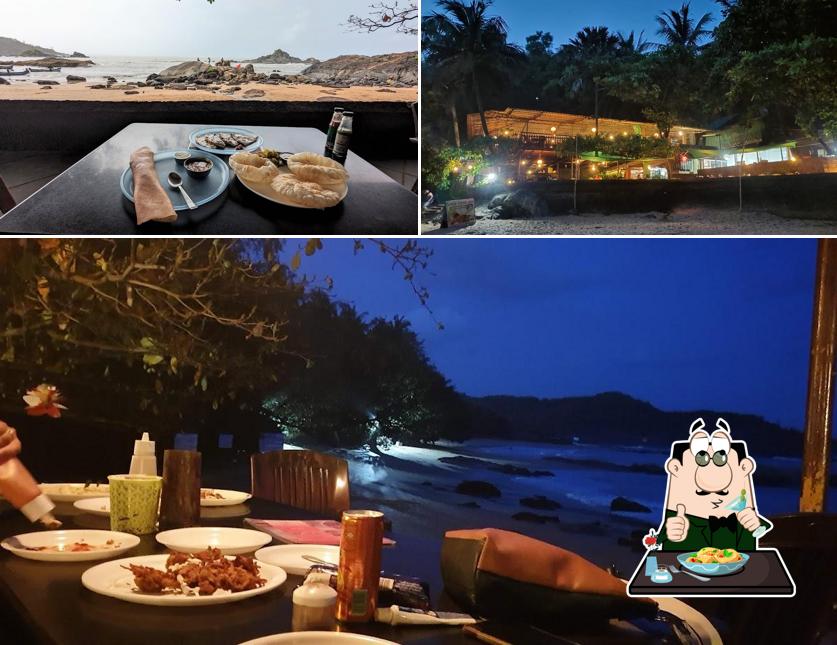 The picture of food and exterior at Namaste Cafe