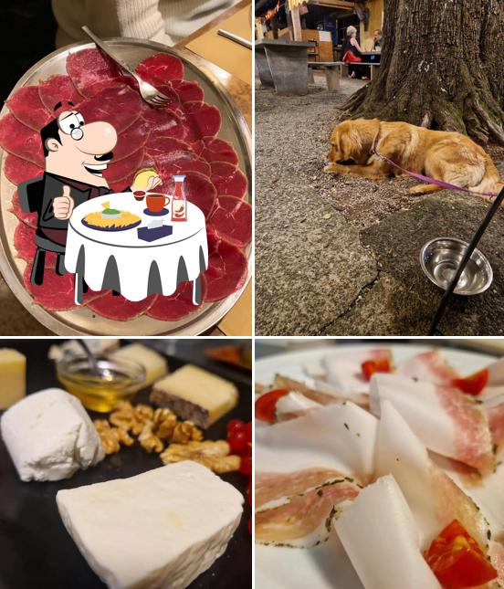 Piatto di formaggi al Grotto Arla da Covin da Jana