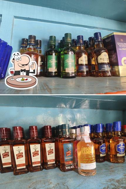 Food at Hotel Manju, Permit Room & Bar