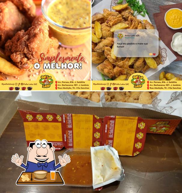 Frango frito em Pollo Loko SJC - Unidade Centro e Oeste