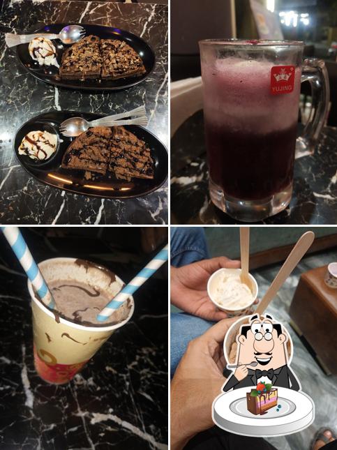 Chocolate cake at Priyanka Ice-Cream Parlour
