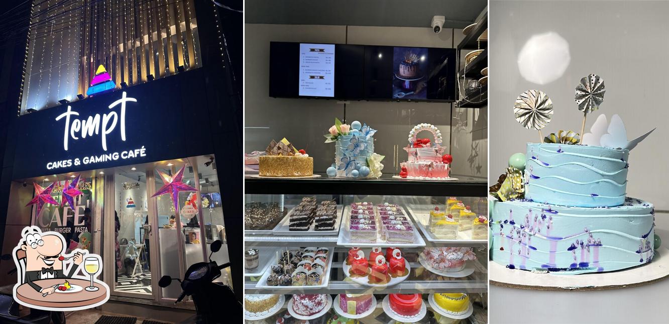 Food at Tempt Cakes and Gaming Cafe