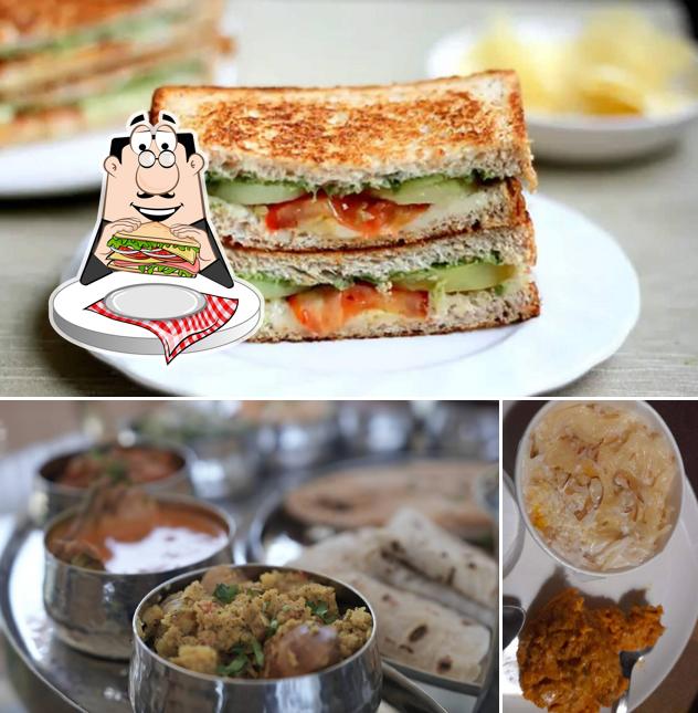 Club sandwich at White Flower Resort