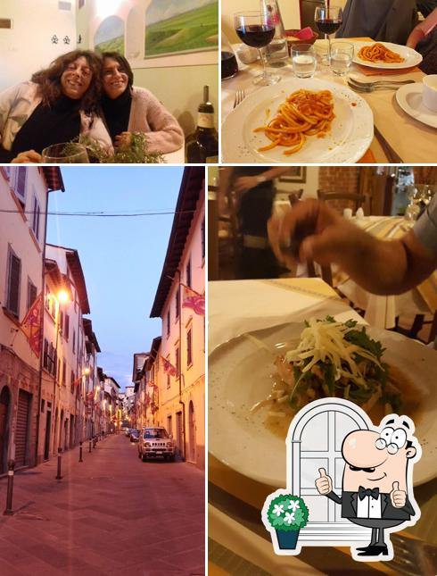 Goditi la vista dall'area esterna di Ristorante Ciò che Piace AREZZO