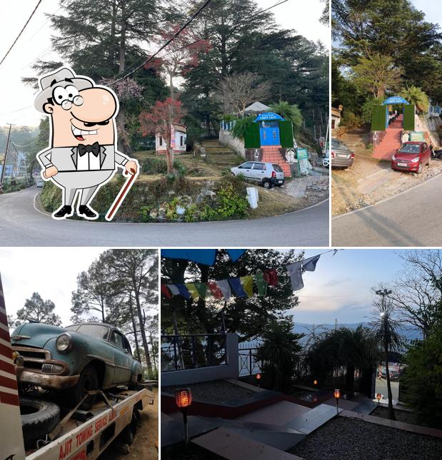 Brightend cafe corner