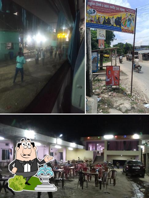 Enjoy the view at the outside area of Hotel Maa Kali Dhaba & residency
