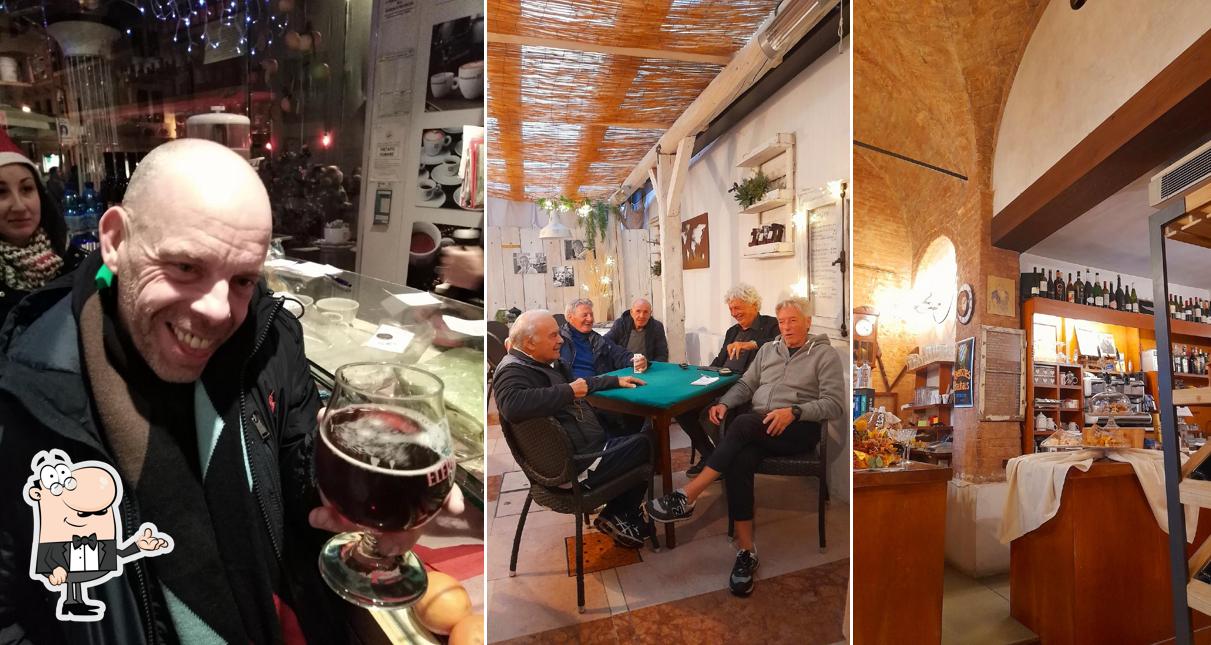 Gli interni di Osteria Alla Grotta