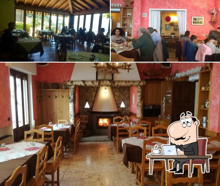 Gli interni di Crotto di Biosio