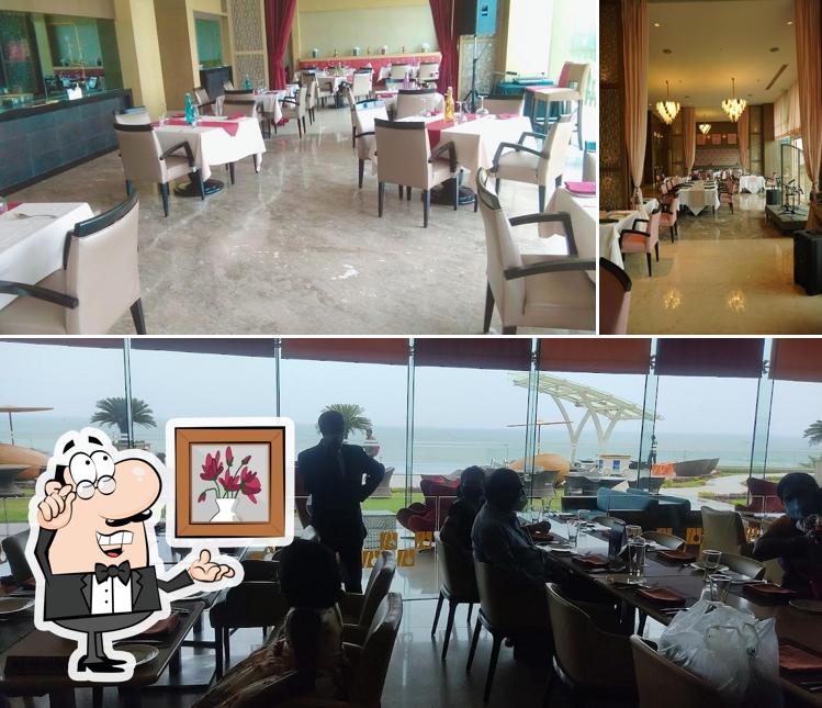 Take a seat at one of the tables at Zaffran