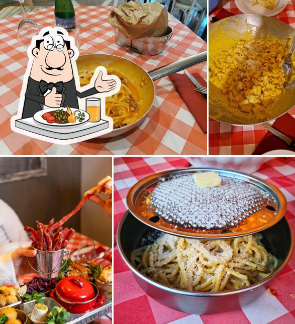 Platti al Fraschetteria Ai Tre Archi