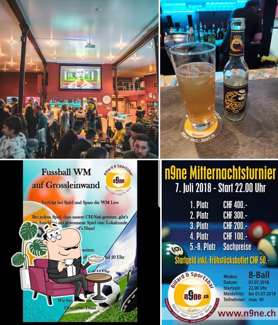 Siediti a un tavolo di n9ne Billard & Sportsbar