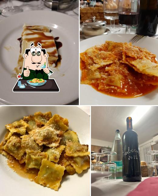 Cibo al Trattoria Rioscone