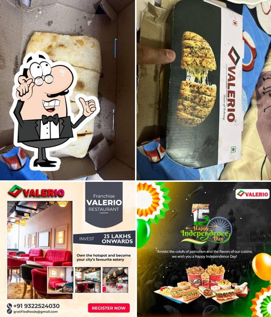 Check out the picture displaying interior and food at Valerio Jalandhar