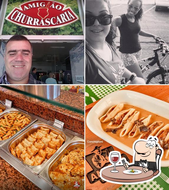 Platos en Churrascaria Amigão