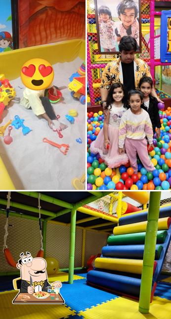 This is the image showing food and interior at RIDDHI SIDDHIS KIDS FUN ADDA