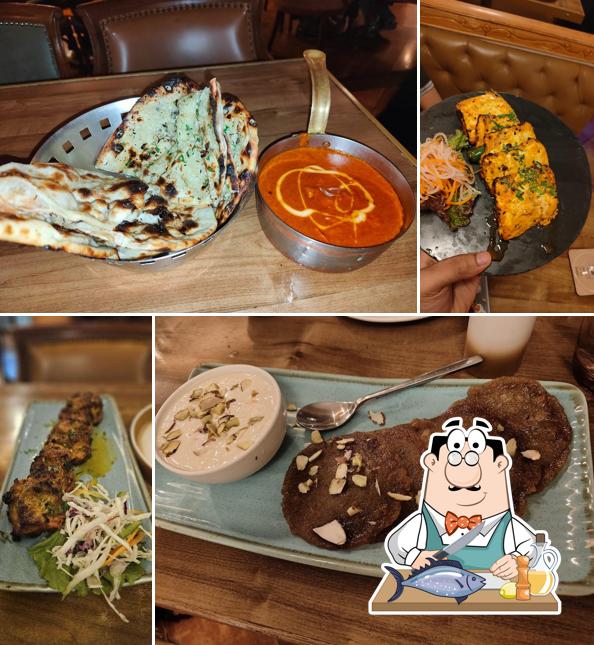 Grilled salmon at Rasoi Kitchen