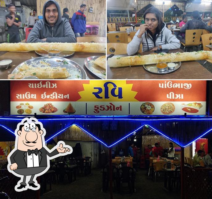 The interior of Ravi Food Zone