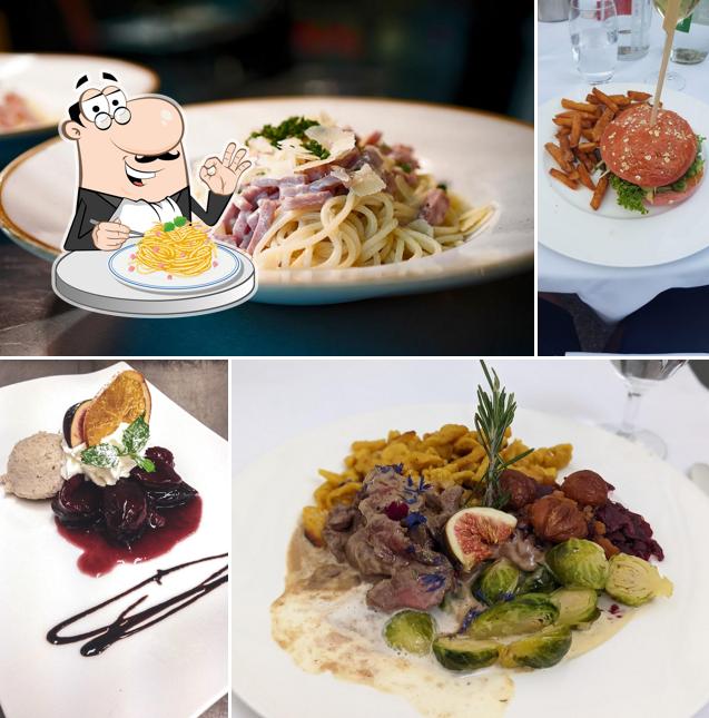 Spaghetti alla carbonara al Restaurant Roter Turm Baden