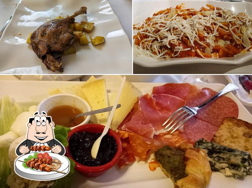 Platti al Ristorante locanda Bonifacio VIII